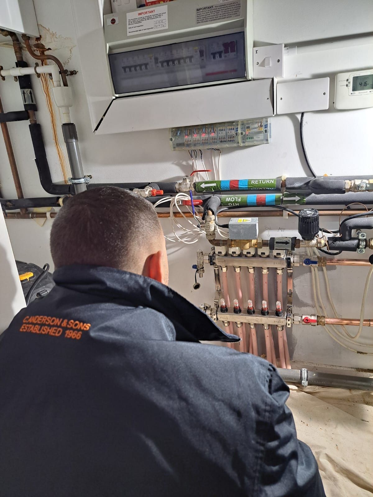 Underfloor heating engineer